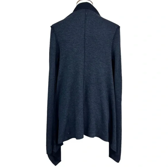 LULULEMON Reversible Waterfall Cardigan in Black/Grey One Size Casual warm wrap - Picture 6 of 11